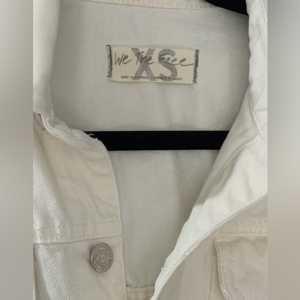We The Free White Denim Jumpsuit - Picture 4 of 12
